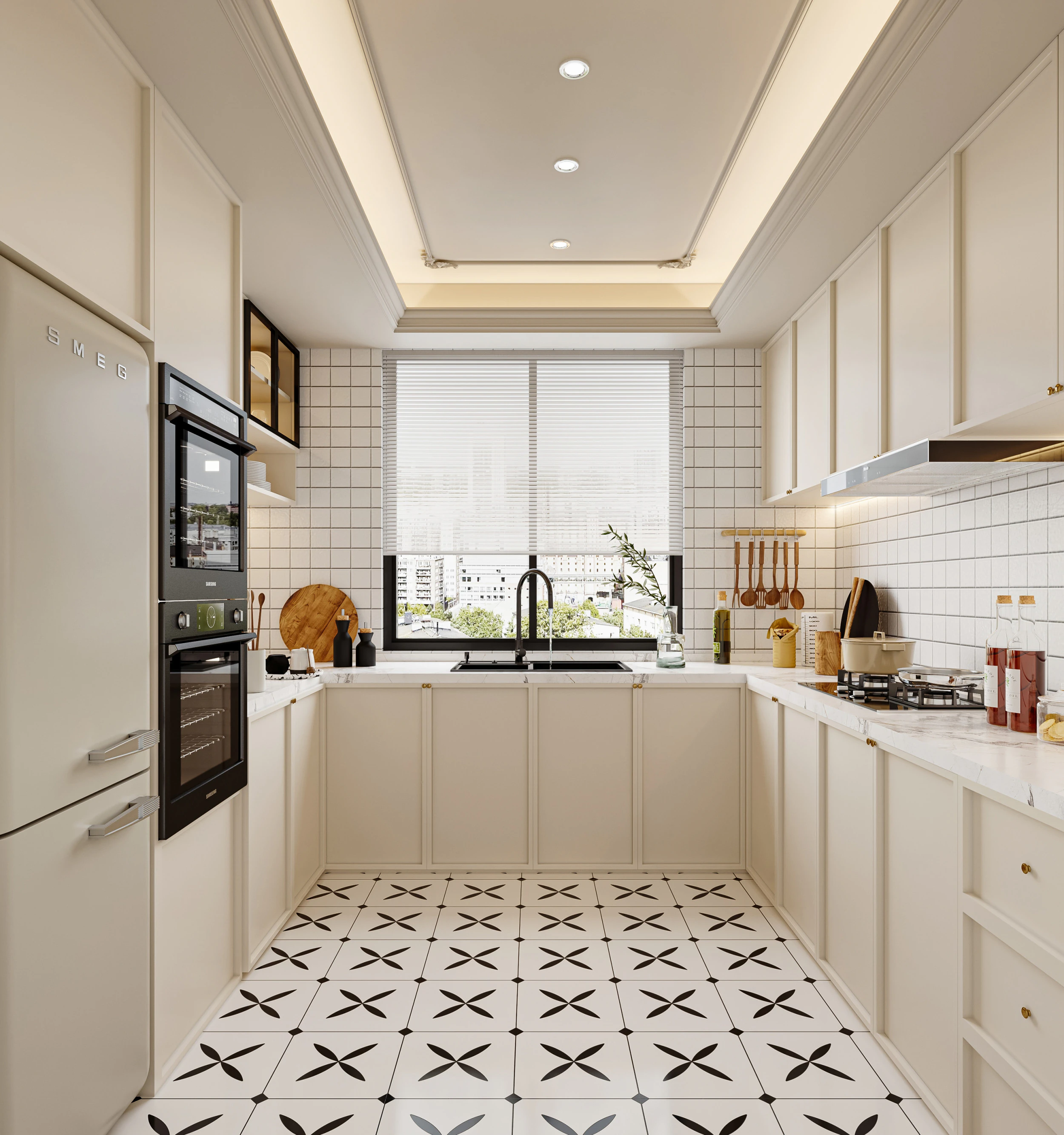 Modern Kitchen4 3D Model .c4d .max .obj .3ds .fbx .stl .blend 