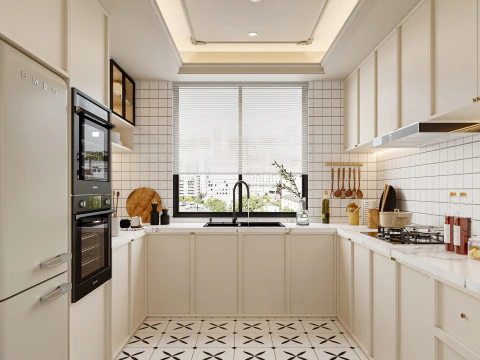 모던 키친4 3D 모델