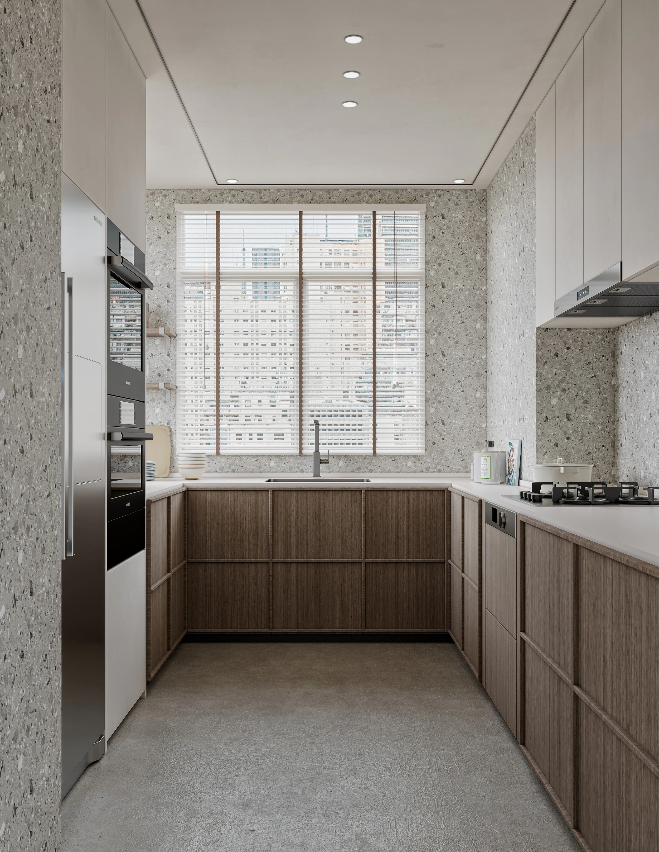 Modern Kitchen10 3D Model .c4d .max .obj .3ds .fbx .stl .blend 
