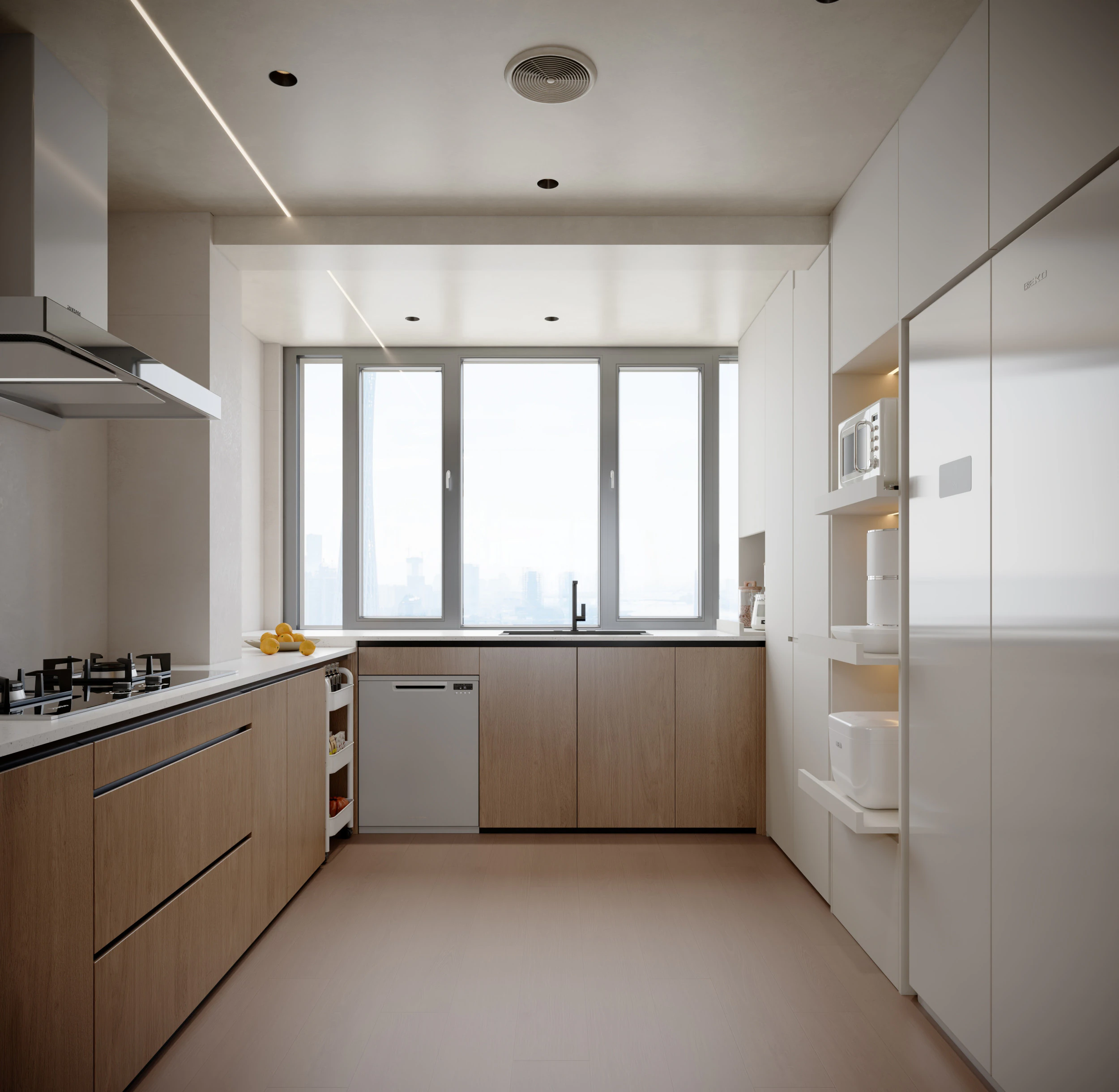 Modern Kitchen11 3D Model .c4d .max .obj .3ds .fbx .stl .blend