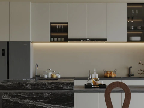 Modern Kitchen13 3D Model