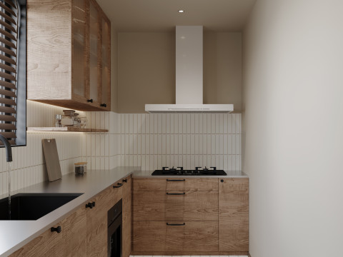 Modern Kitchen16 Model 3D