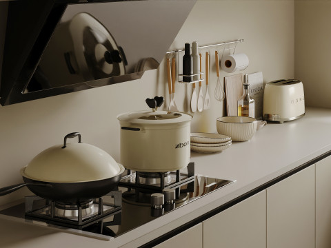 Modern Kitchen17 3D Model