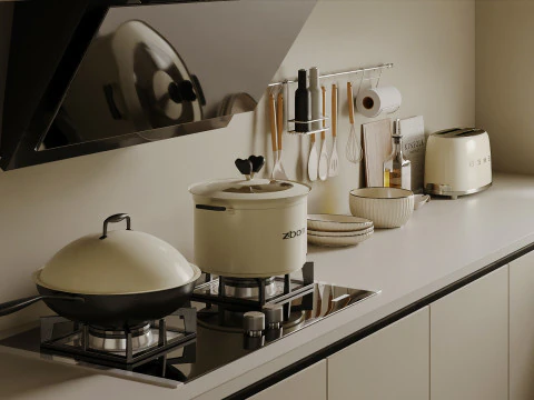 Modern Kitchen17 3D Model