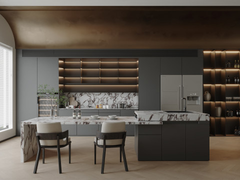 Modern Kitchen18 Modèle 3D