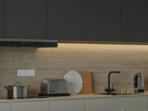 Cucina Moderna24 Modello 3D