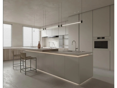 Cozinha Moderna25 Modelo 3D