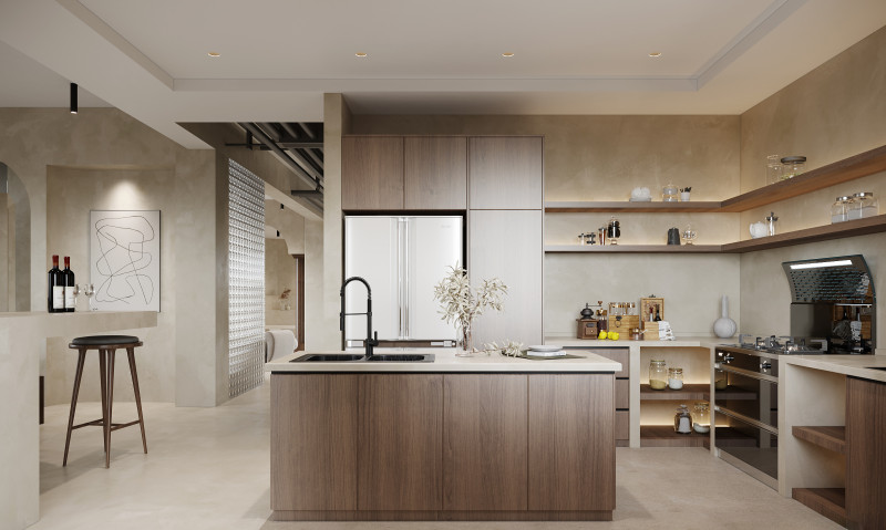 Modern Kitchen26 3Dモデル .c4d .max .obj .3ds .fbx .stl .blend 