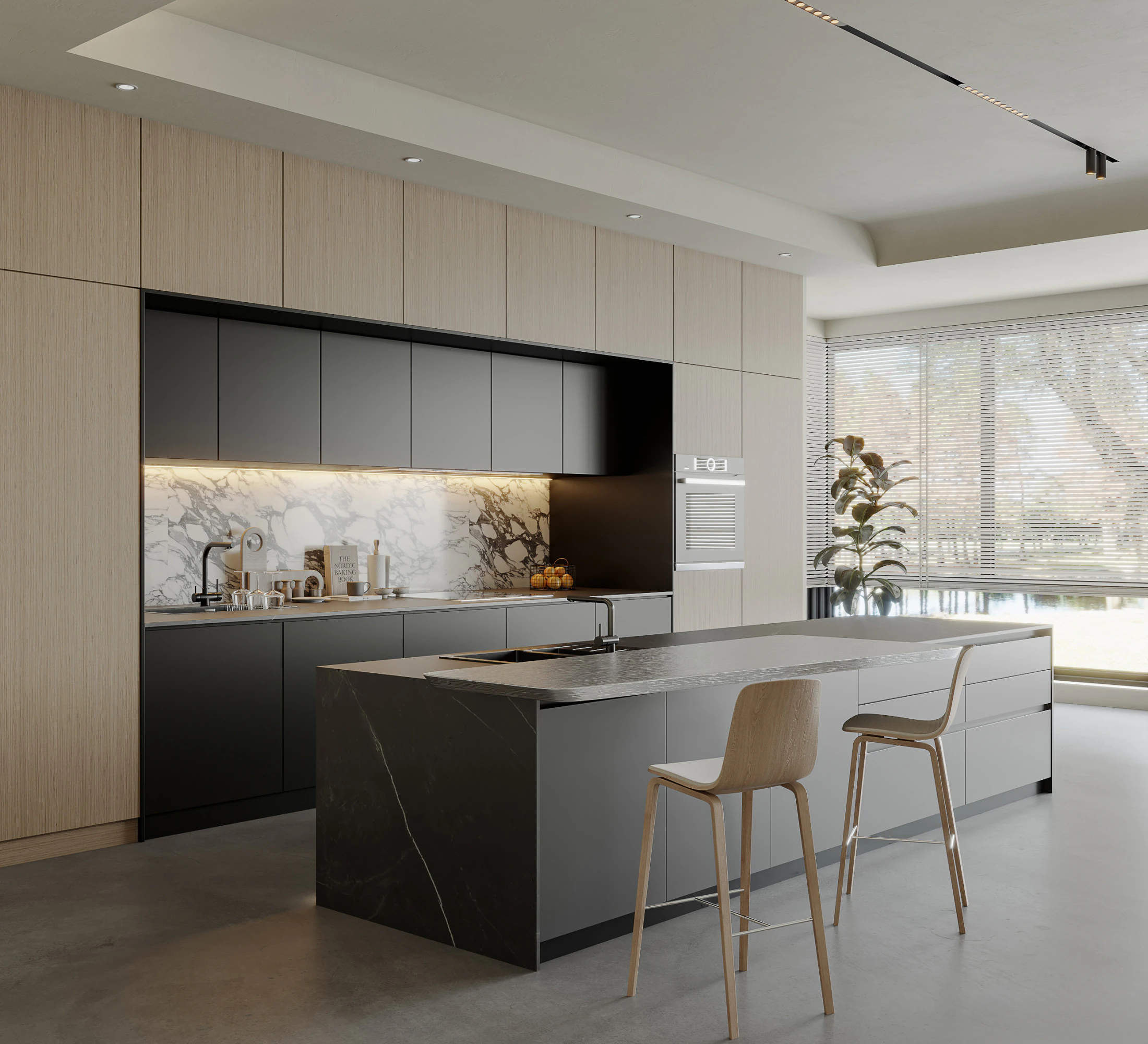 Modern Kitchen28 3D Model .c4d .max .obj .3ds .fbx .stl .blend 