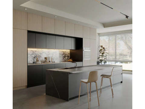 Cozinha Moderna28 Modelo 3D