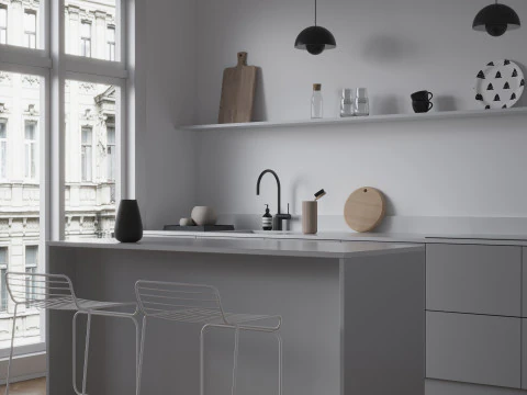 Cozinha Moderna32 Modelo 3D