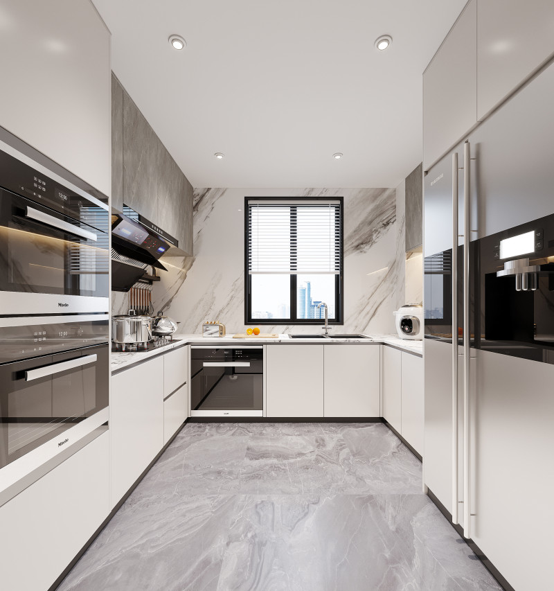 Modern Kitchen34 3D 모델 .c4d .max .obj .3ds .fbx .stl .blend 