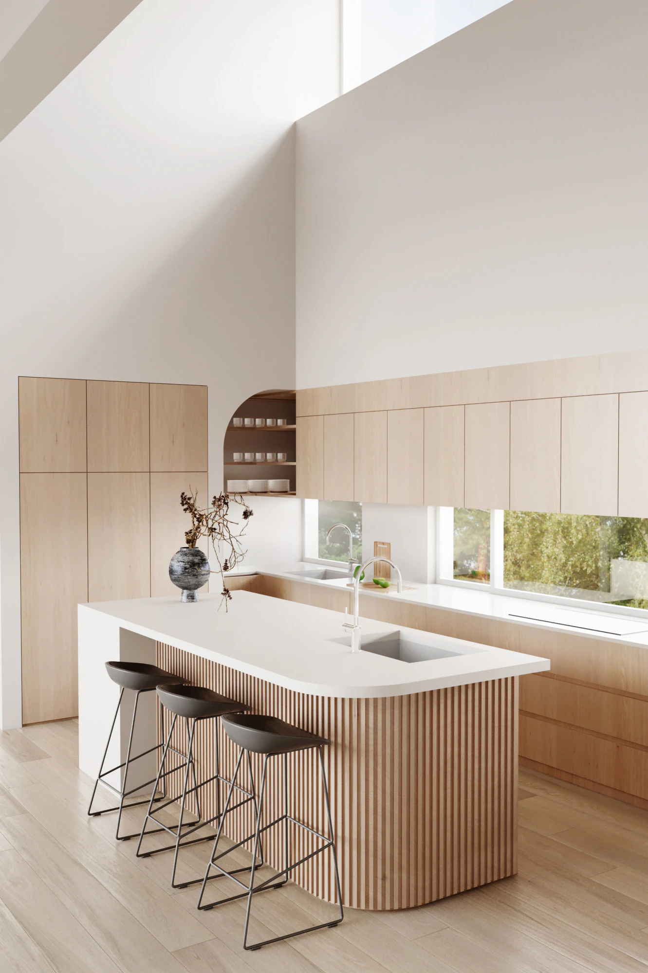 Modern Kitchen35 3D Model .c4d .max .obj .3ds .fbx .stl .blend 