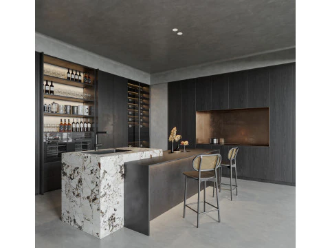 Nowoczesna Kuchnia37 Model 3D