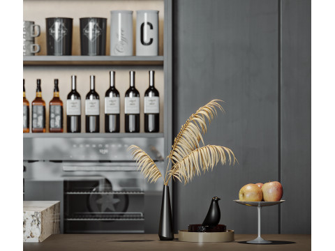 Modern Kitchen37 Modèle 3D