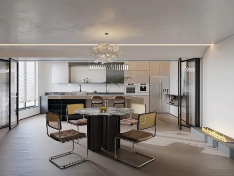 Modern Kitchen39 3D Model