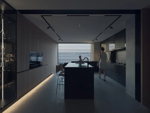 现代厨房40 3D 模型