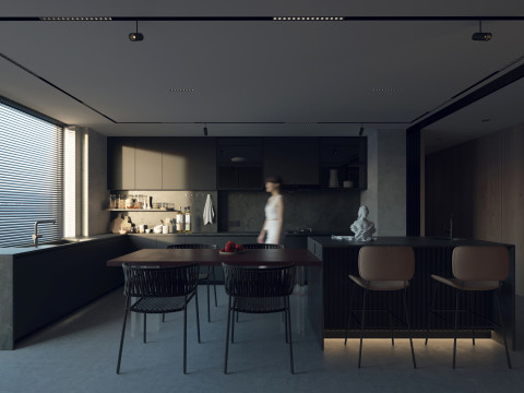 Modern Kitchen40 3D Модель
