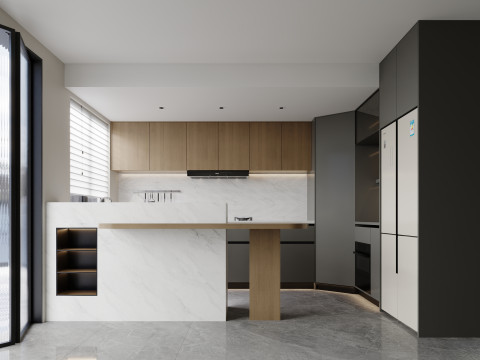 Modern Kitchen44 3D Модель