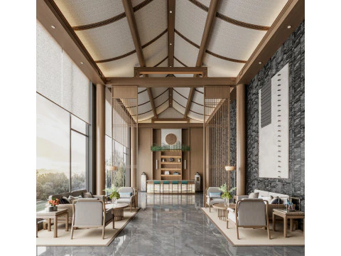 Вестибюль Інтер'єр 17 3D Модель