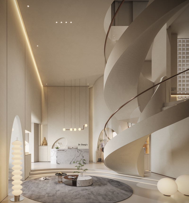 Reception lobby Interior scene24 3Dモデル .c4d .max .obj .3ds .fbx .stl .blend 