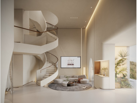 Reception lobby Interior scene24 3Dモデル