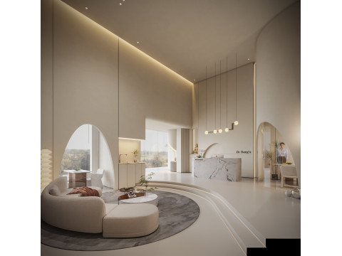 Reception lobby Interior scene24 3Dモデル