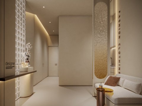 Reception lobby Interior scene24 3Dモデル