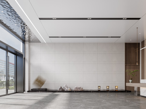 Reception lobby Interior scene25 3D Модель