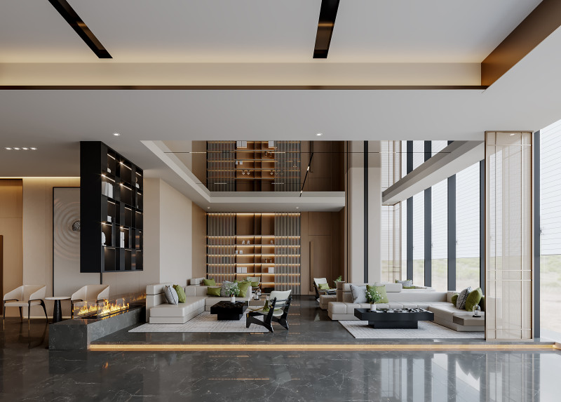 Reception lobby Interior scene26 Modelo 3D .c4d .max .obj .3ds .fbx .stl .blend 