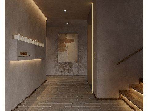 Reception lobby Interior scene41 3D Модель