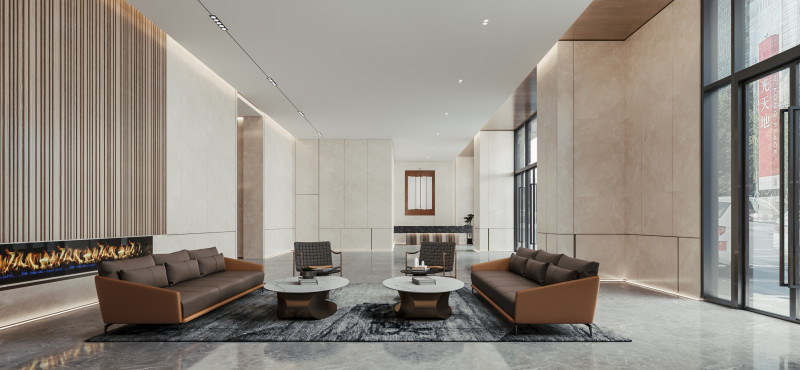 Reception lobby Interior scene49 Modèle 3D .c4d .max .obj .3ds .fbx .stl .blend 