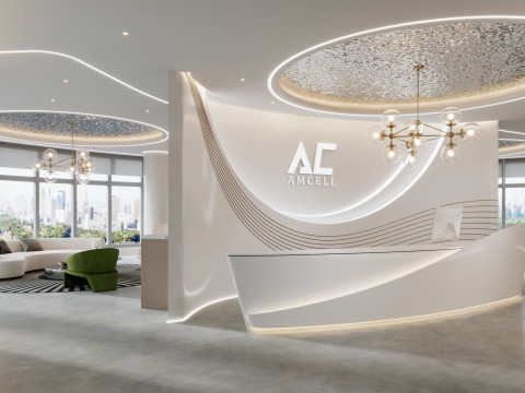 Reception lobby Interior scene50 3Dモデル