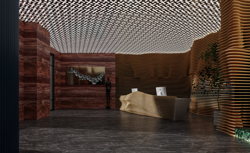 Reception lobby Interior scene58 Modèle 3D .c4d .max .obj .3ds .fbx .stl .blend 