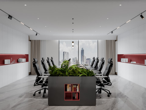Reception lobby office Interior scene68 Modelo 3D