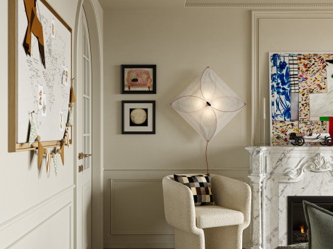 Living room dining room interior scenes 6 Model 3D
