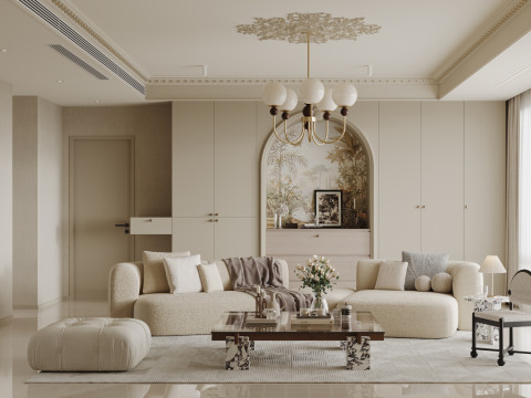 Living room interior scenes 8 3D 모델