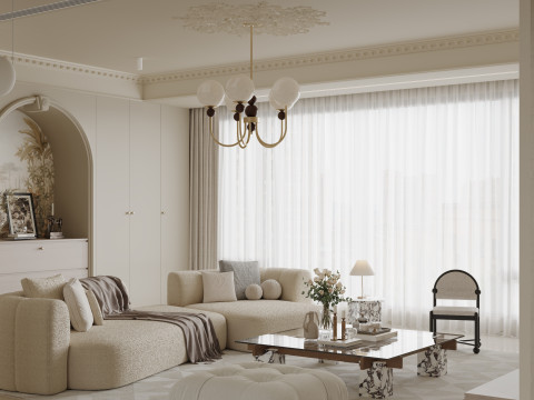 Living room interior scenes 8 Model 3D