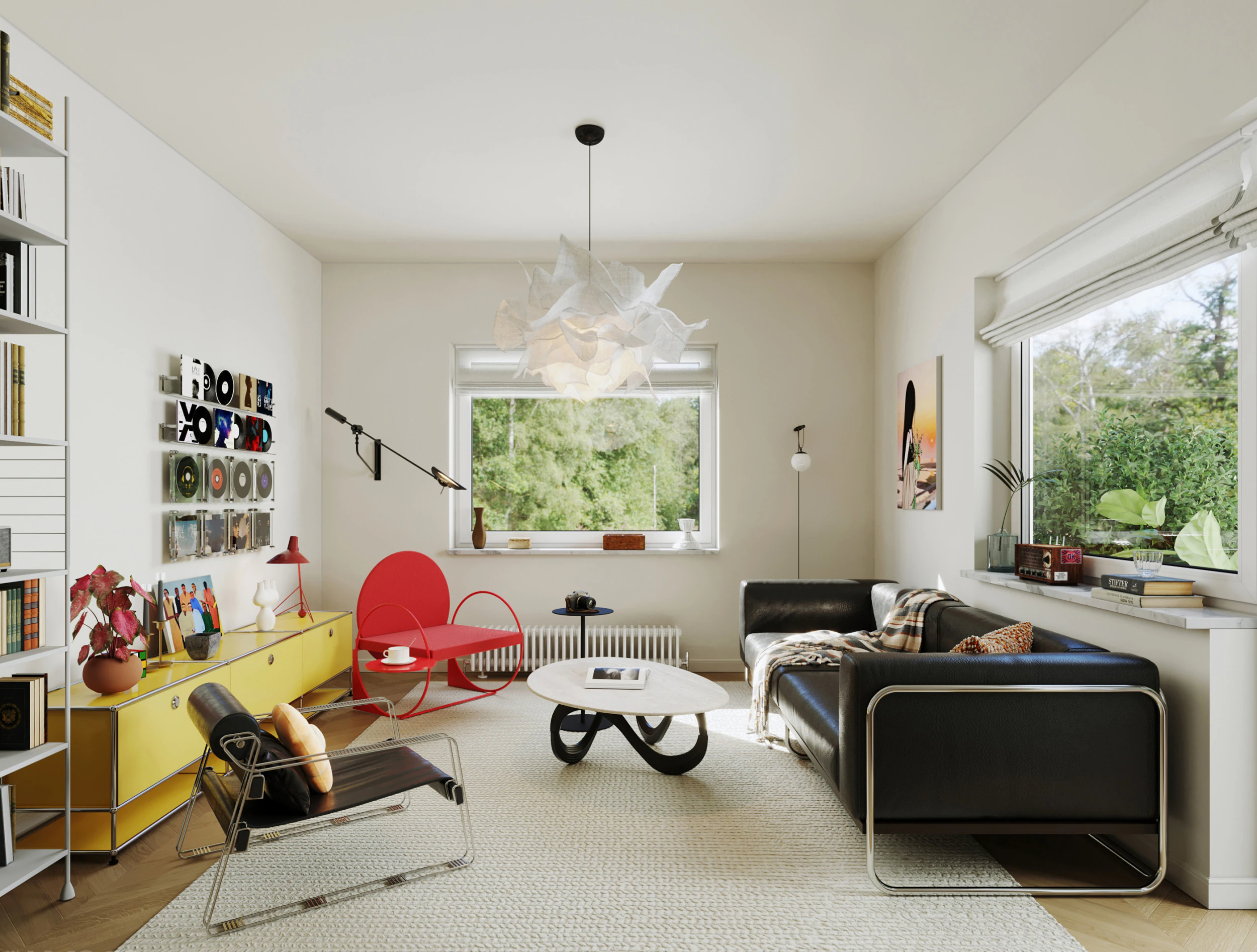 Living room interior scenes 11 3D Model .c4d .max .obj .3ds .fbx .stl .blend 
