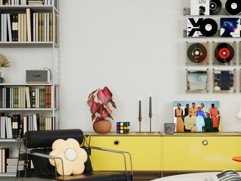 Living room interior scenes 11 3D Model