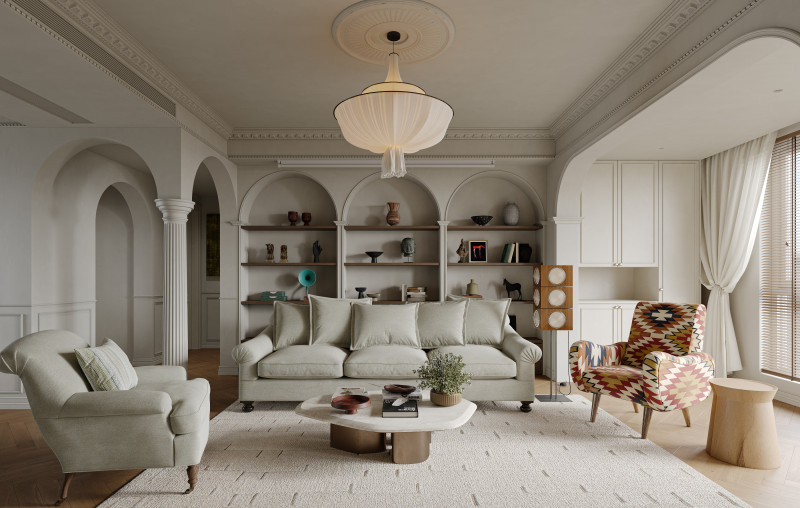 Living room dining room interior scenes 12 Model 3D .c4d .max .obj .3ds .fbx .stl .blend 