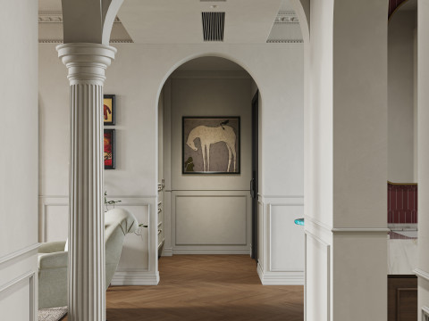 Living room dining room interior scenes 12 Model 3D