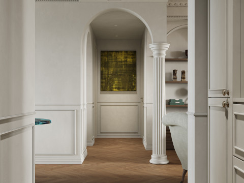 Living room dining room interior scenes 12 Model 3D