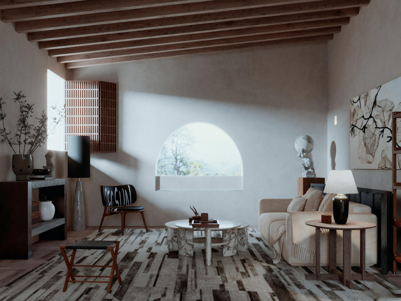 Living room dining room interior scenes 15 Model 3D .c4d .max .obj .3ds .fbx .stl .blend 