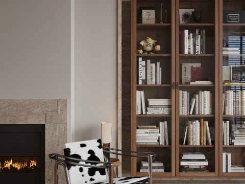 Living room interior scenes 16 3D Model