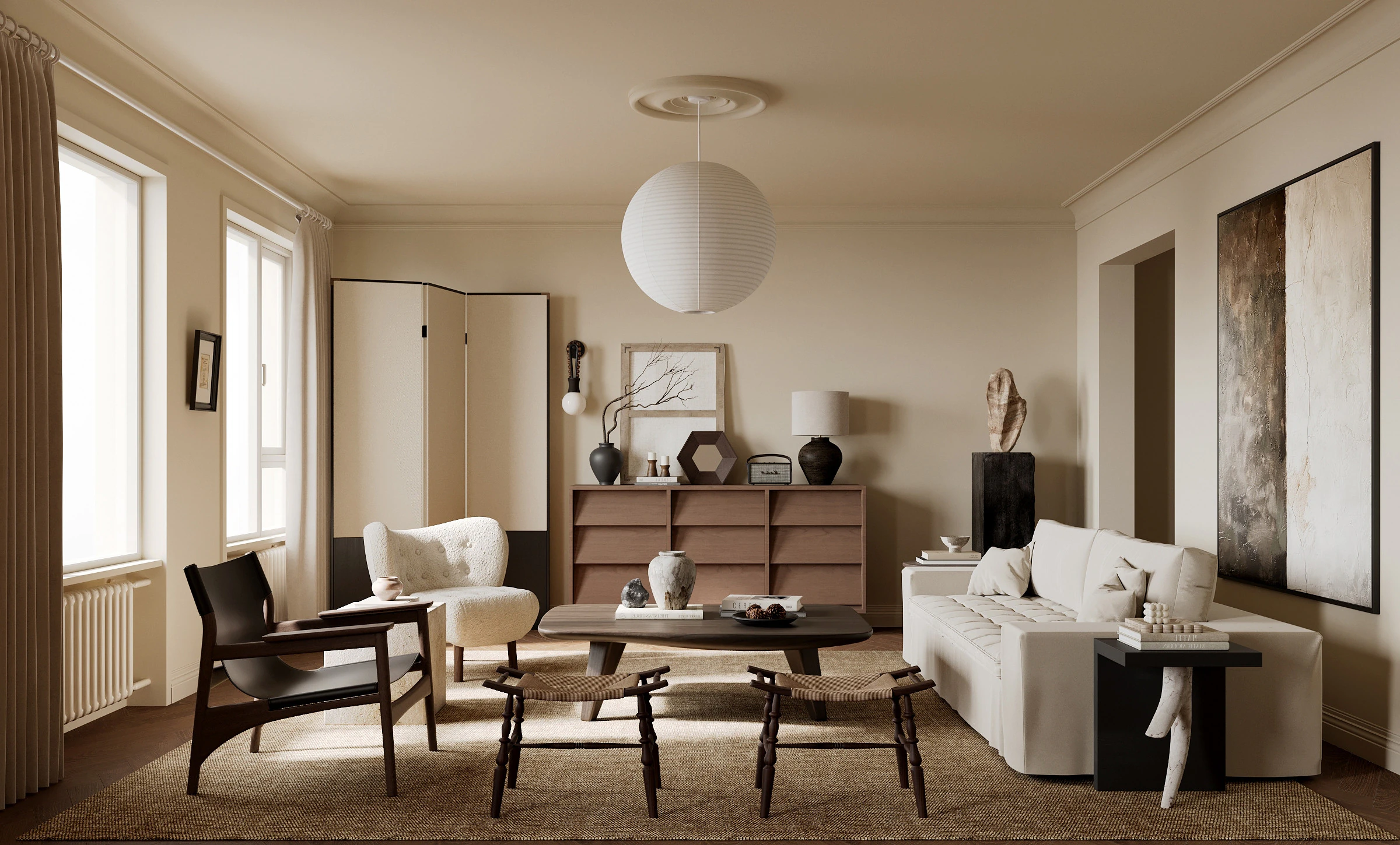 Living room interior scenes 20 3D Model .c4d .max .obj .3ds .fbx .stl .blend