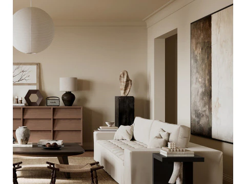 Living room interior scenes 20 3D Model