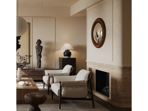 Living room interior scenes 21 Model 3D