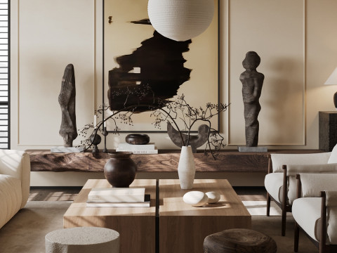 Living room interior scenes 21 Model 3D