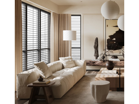 Living room interior scenes 21 Model 3D